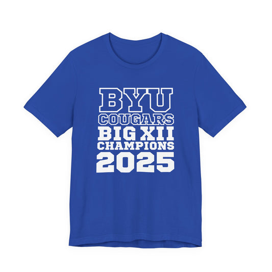BYU Cougars Big 12 Champions 2025 | BYU Football T-Shirt
