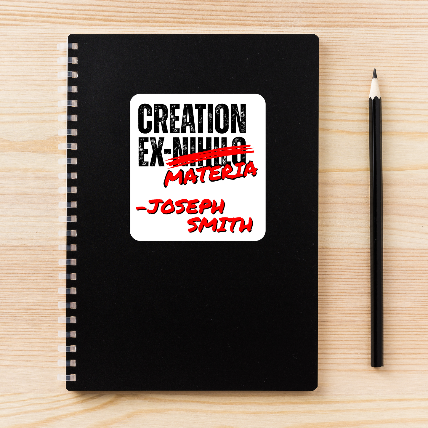 Creation Ex-Materia | Latter-day Saint Sticker