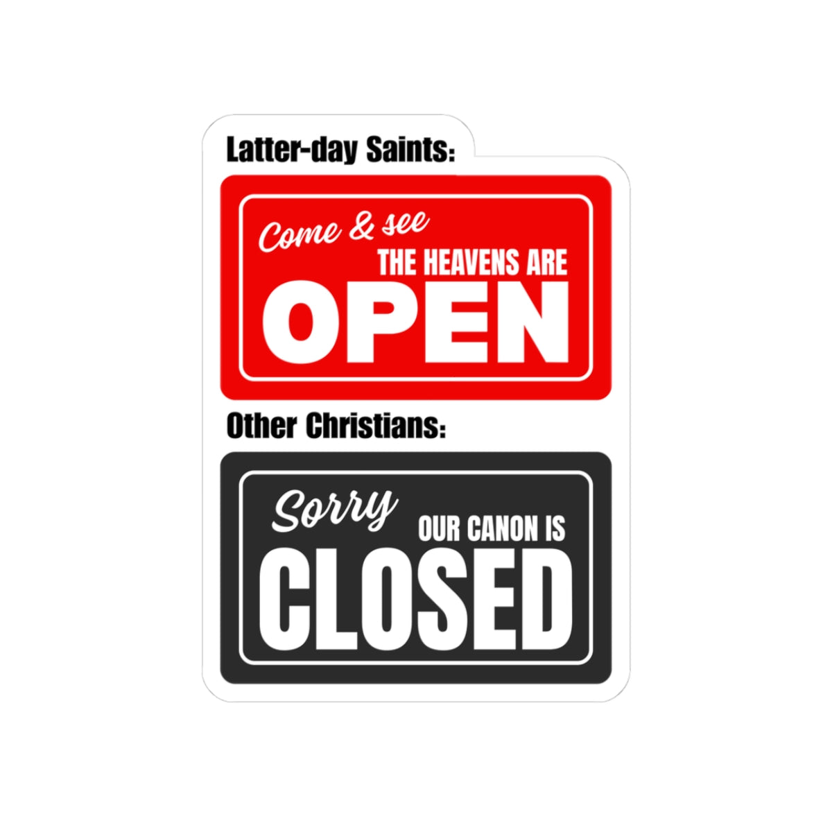 Come & See | Latter-day Saint Sticker