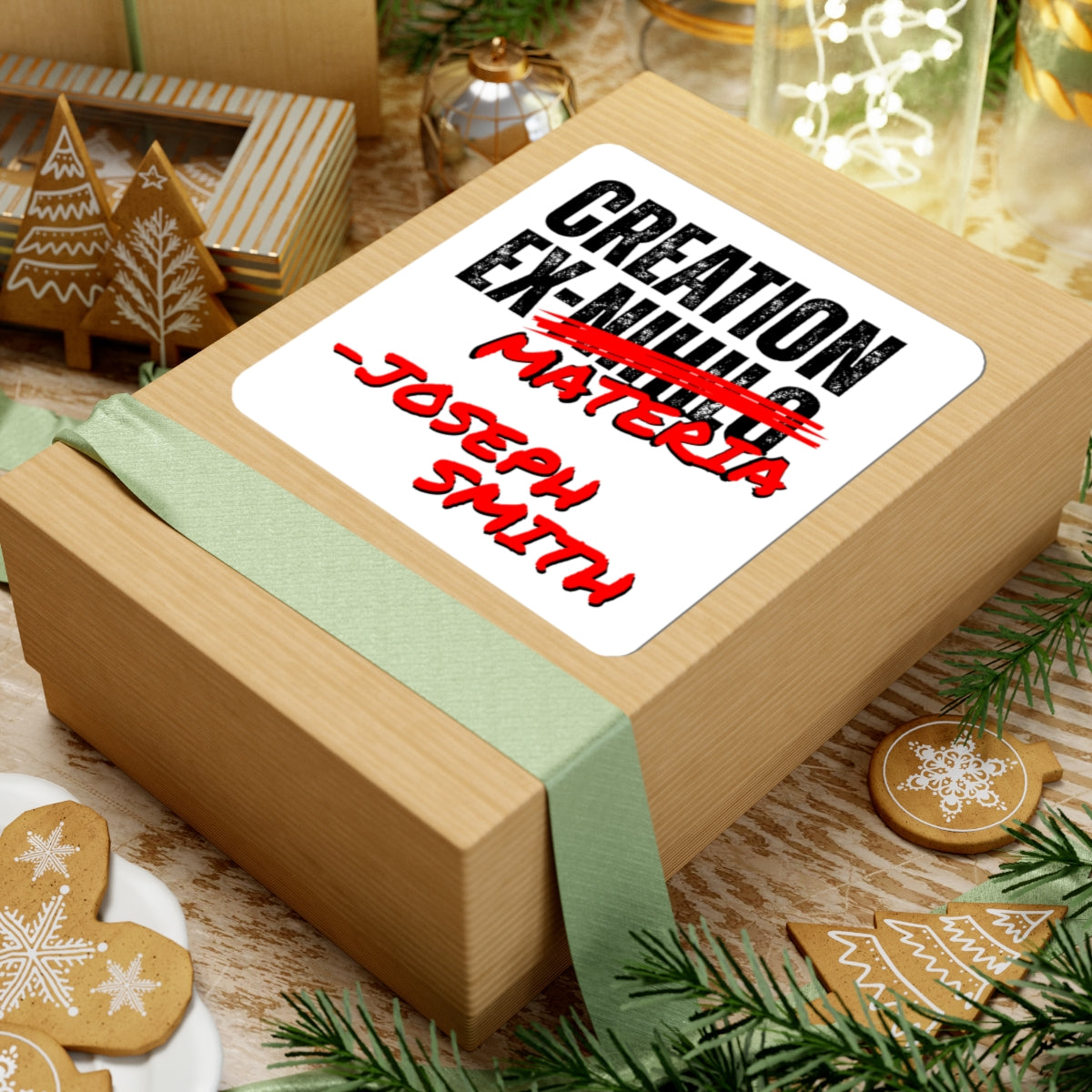 Creation Ex-Materia | Latter-day Saint Sticker